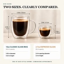 8-Piece Classic Double-Wall Glass Drinkware Set