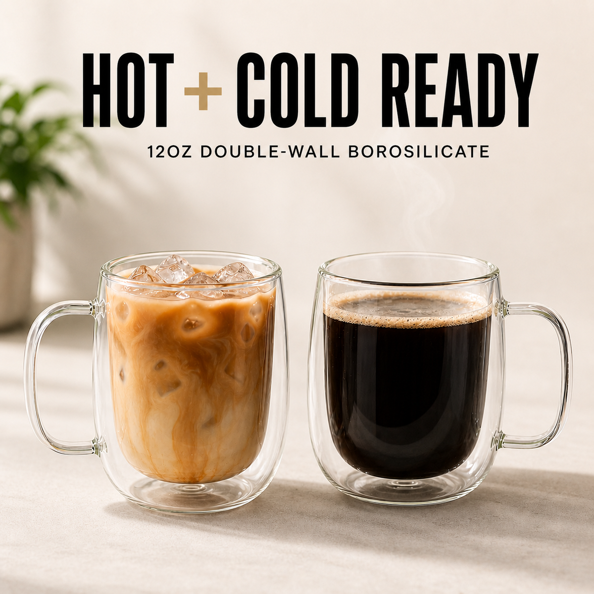 Studio Double-Wall Glass Mug — 12oz