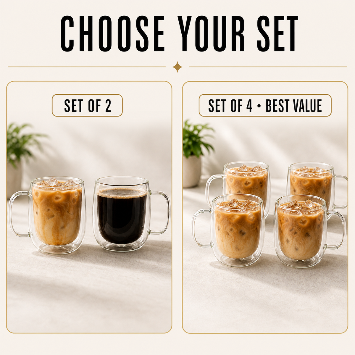 Studio Double-Wall Glass Mug — 12oz