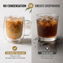 Modern Double Wall Glass Mug - 12oz - view 2