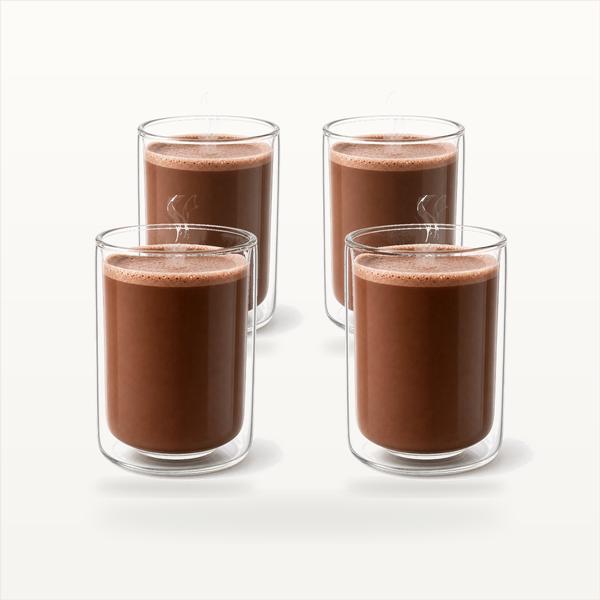 Double Wall Hot Chocolate Glass Cups - Set of 2 or 4 - view 8