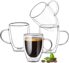 Double Wall Glass Mug - 12oz