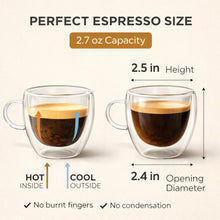 Double Wall Espresso Cups - 2.7oz - view 3