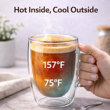 Classic Double Wall Glass Mug - 12oz - view 3