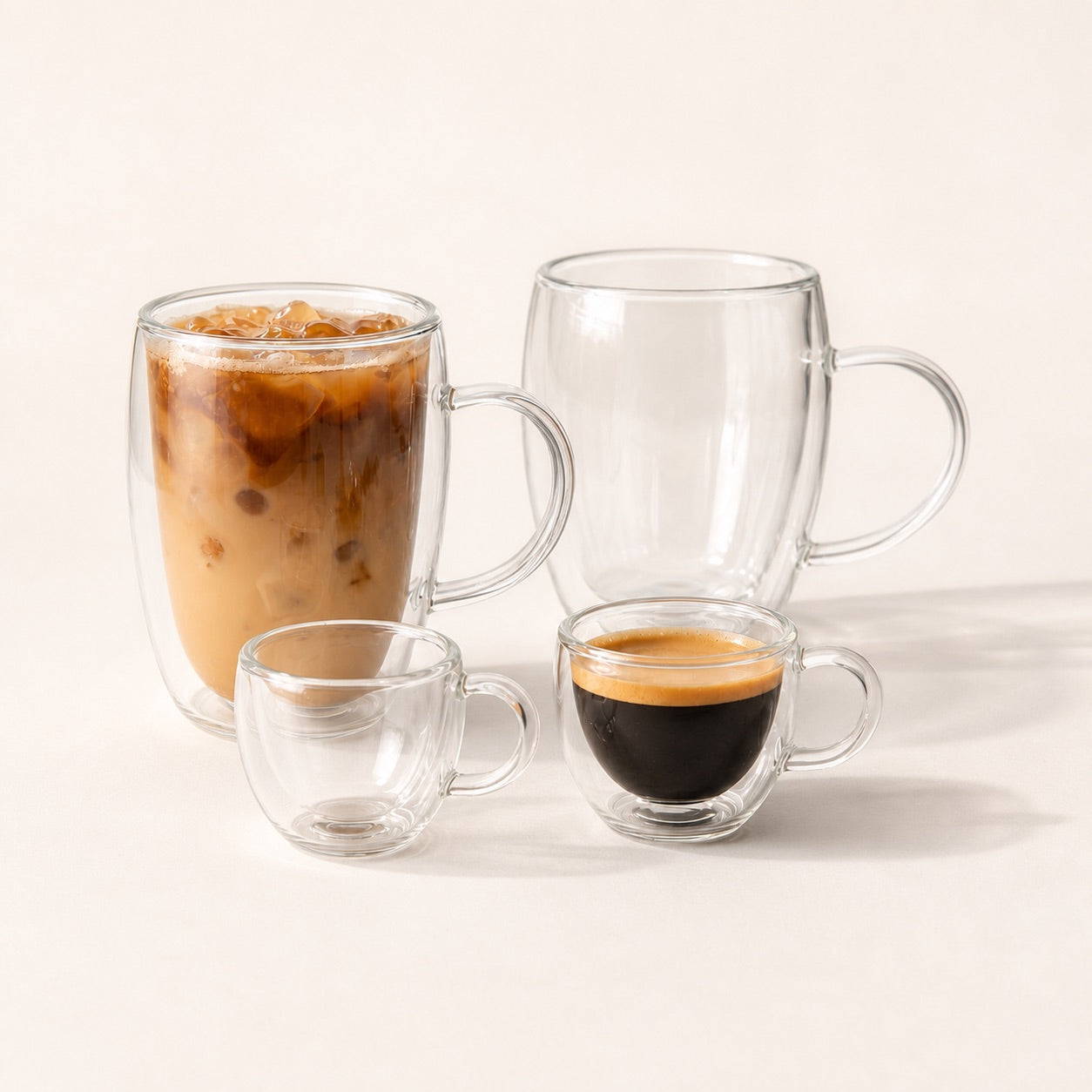 Classic Double Wall Glass Coffee Starter Set